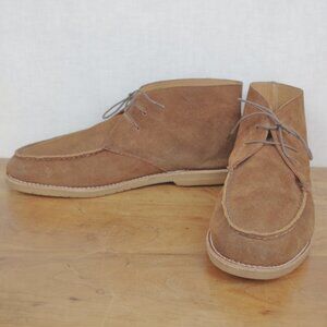 EUC J.D. Fisk Brown Suede Chukka Style Ankle Boots Size 13